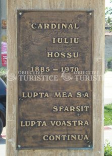 Bustul cardinalului Iuliu Hossu